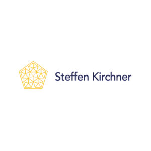 Logo freie Form mit Namen Steffen Kirchner daneben